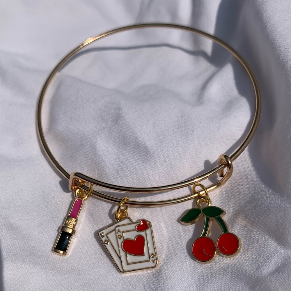Brand New! Handmade! Adjustable Charm Bracelet - Picture 4 of 5
